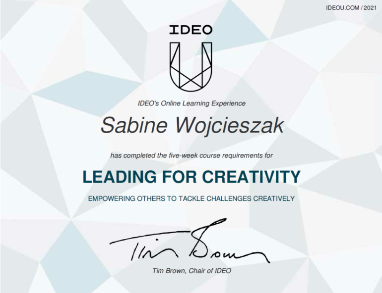 Leading for Creativity